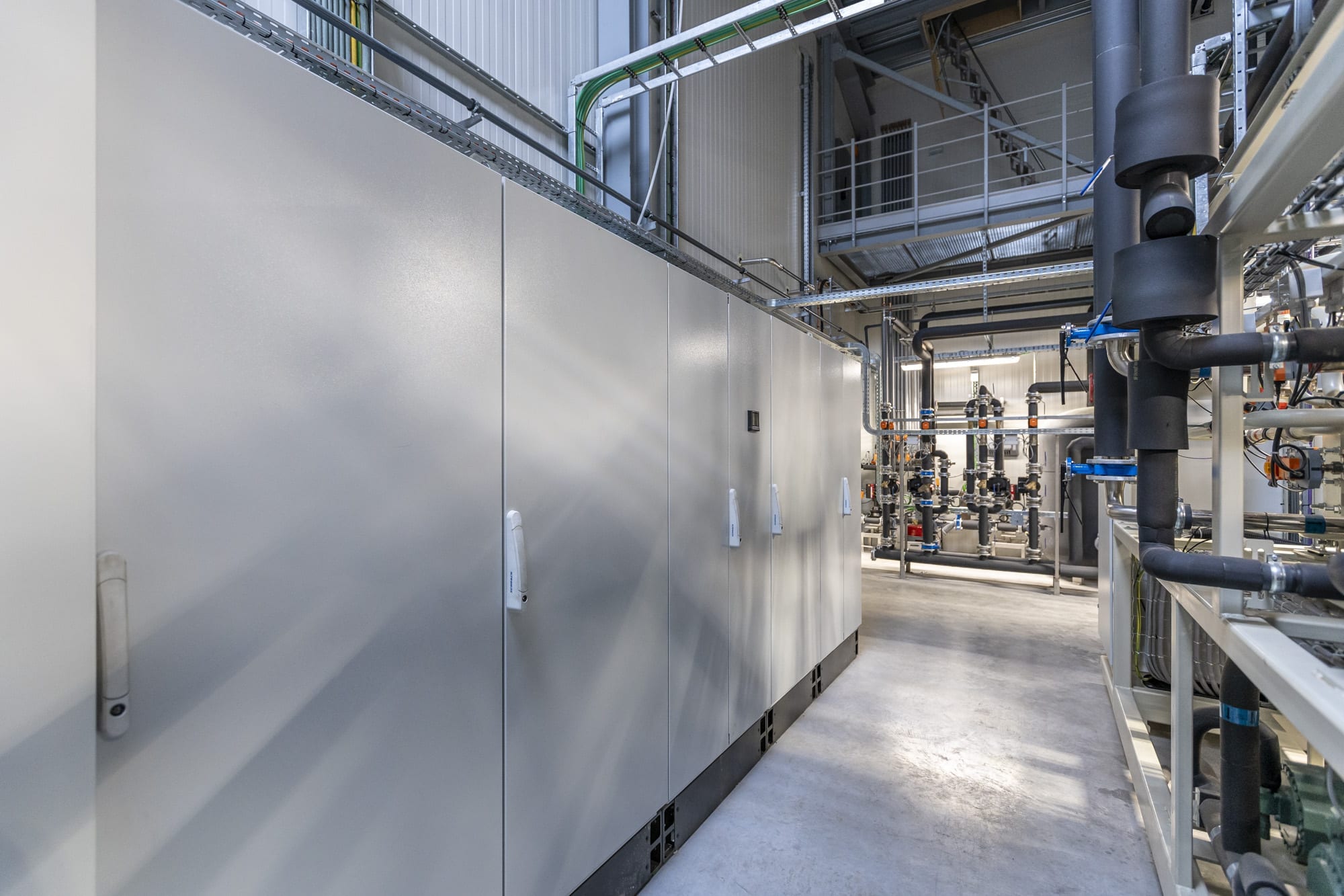 Veritec realisatie van bordenbouw bij Herve Coldstore Zulte